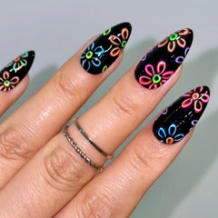 neon-flowers-press-on-nails