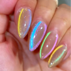 rainbow-aurora-press-on-nails-show