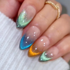 rainbow-french-press-on-nails-show